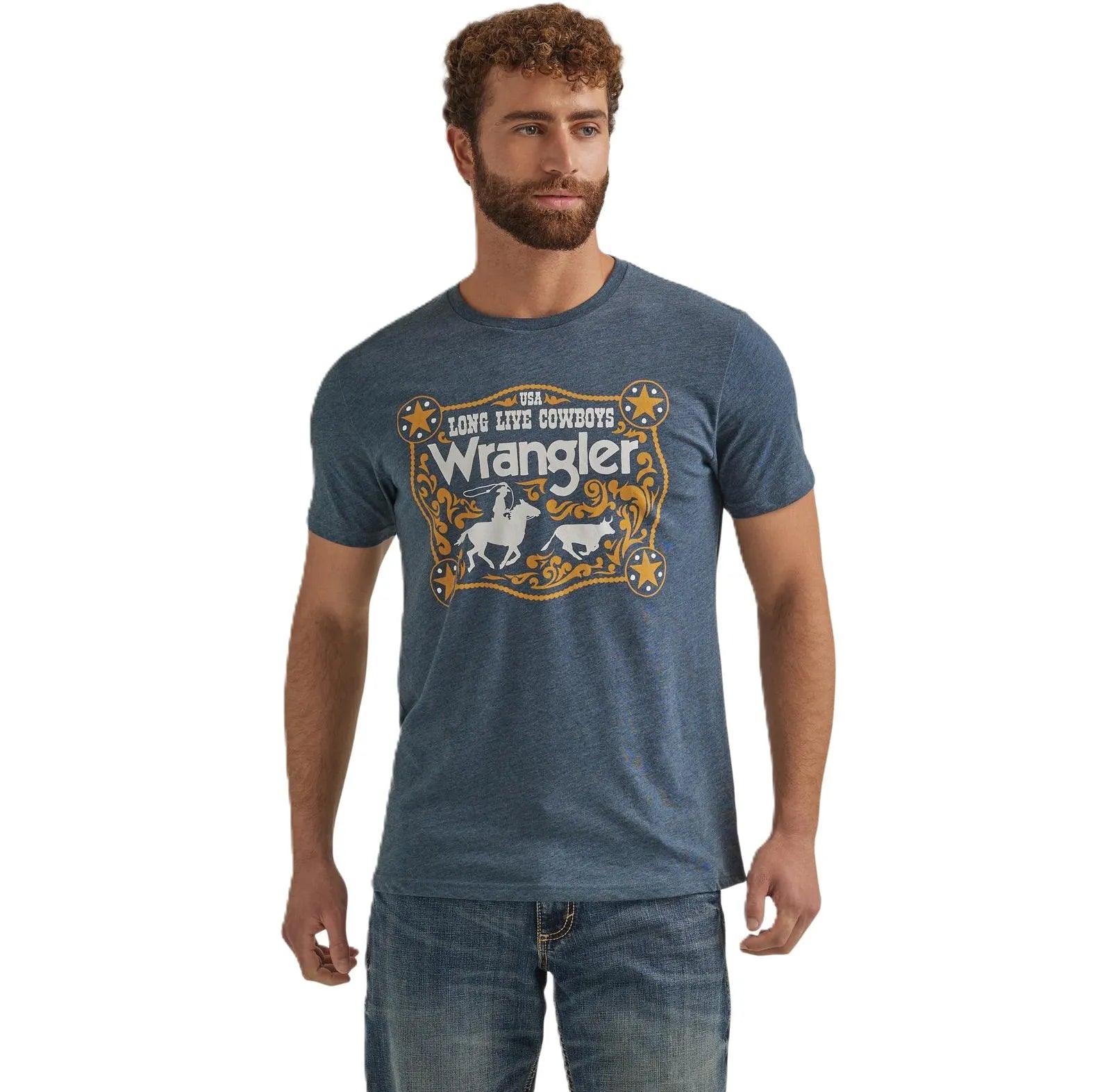 Men's Long Live Cowboys Wrangler Tee