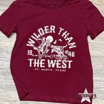 Wilder Than The West Tee by Rock & Roll