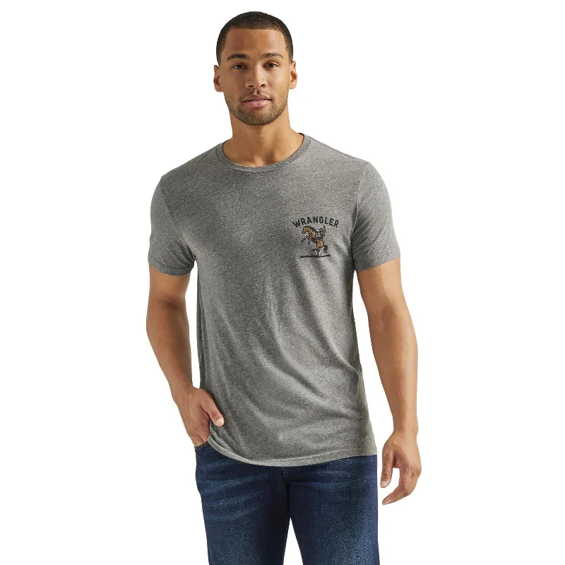 Men's Wrangler Denim Logo Tee ~ Graphite