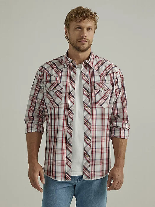 Men's Wrangler Fashion Plaid ~ Red