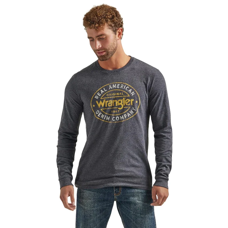 Men's Wrangler Real American Tee ~ Caviar