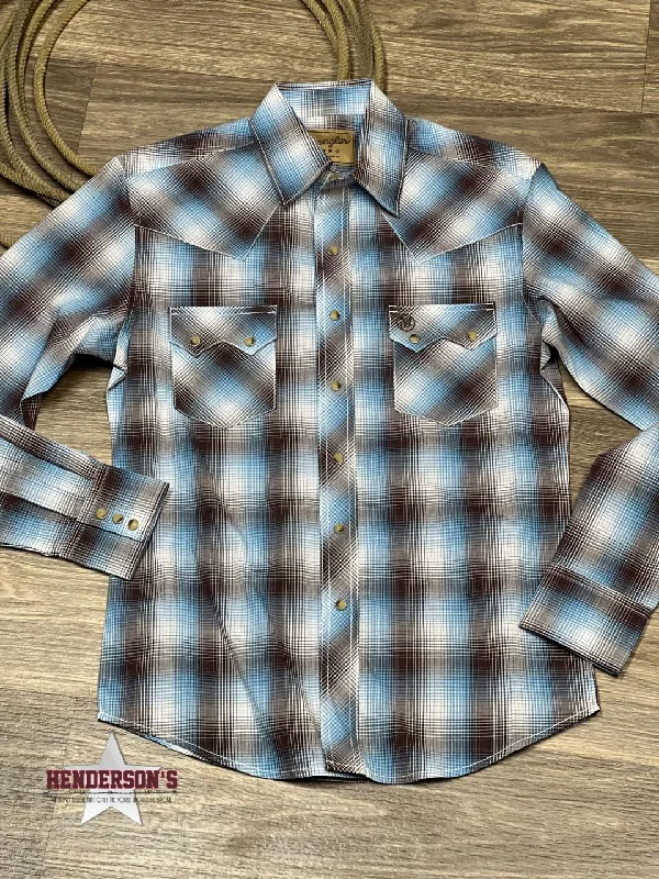 Men's Wrangler Retro Plaid ~ Brown/Teal