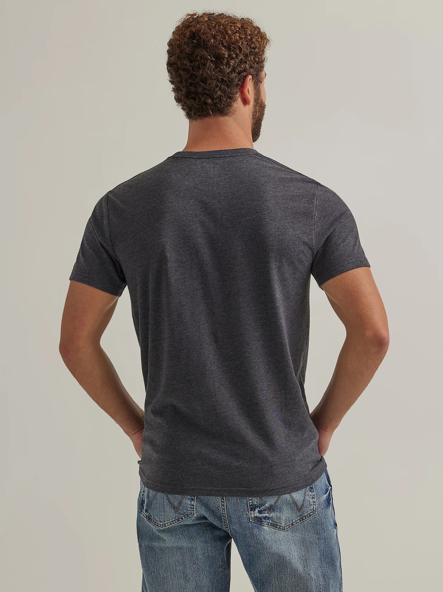 Men's Wrangler Rope Logo Tee ~ Caviar