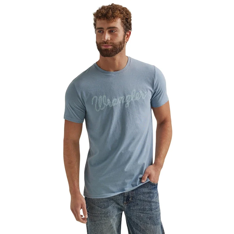 Men's Wrangler Year-Round Tee ~ Heather Ashley Blue