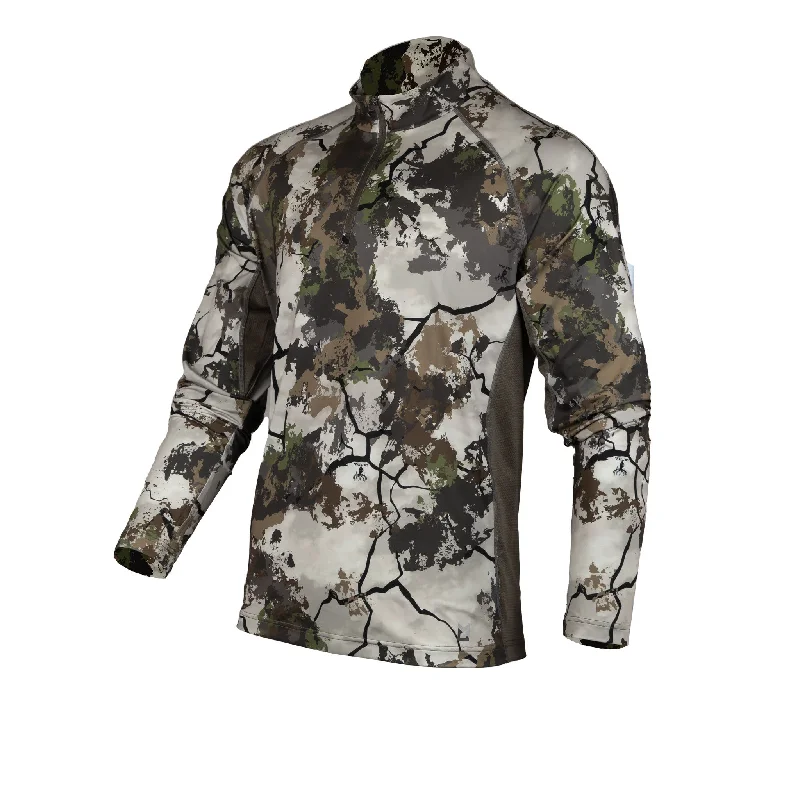 Men's King's Camo® Cooling Long Sleeve Shirt 1/4 Zip