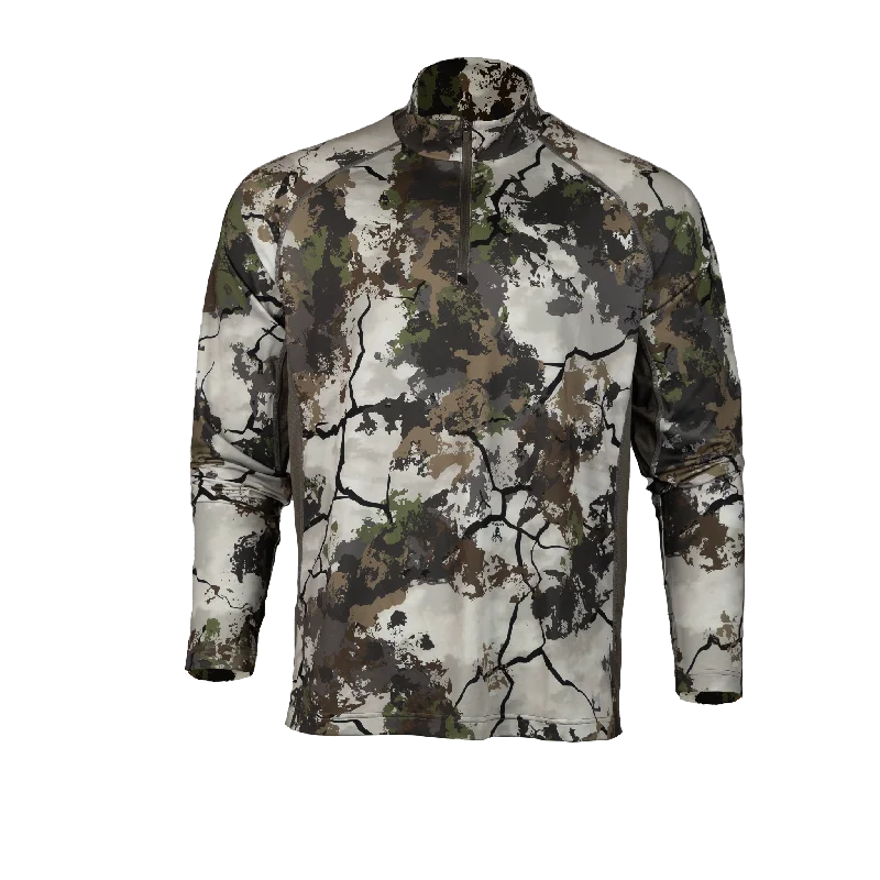 Men's King's Camo® Cooling Long Sleeve Shirt 1/4 Zip