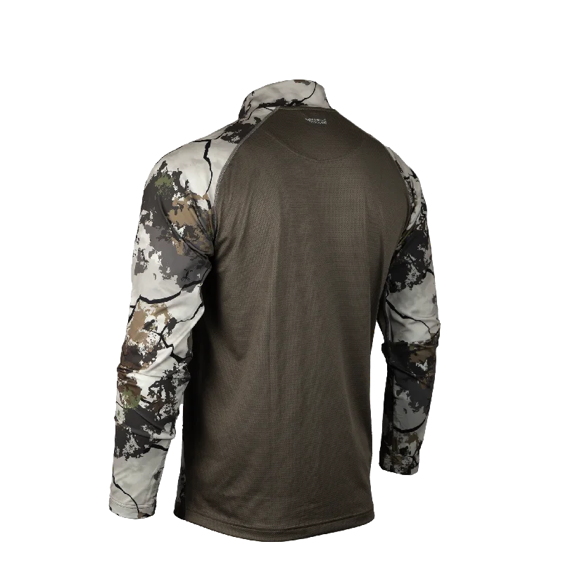 Men's King's Camo® Cooling Long Sleeve Shirt 1/4 Zip