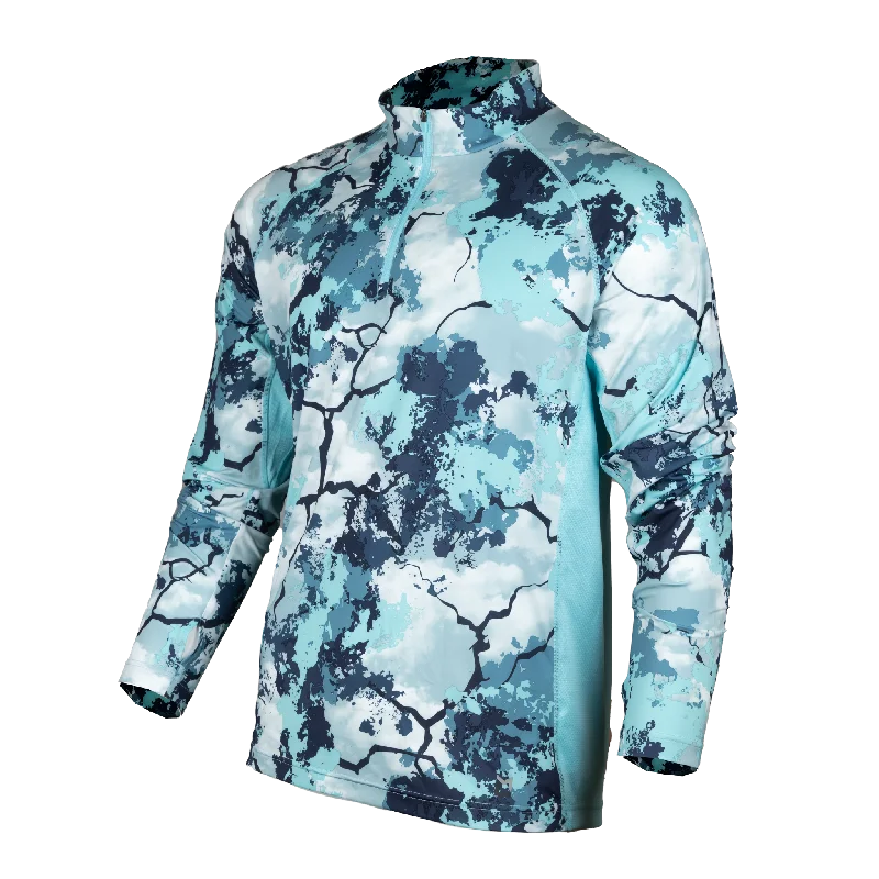 Men's King's Camo® Cooling Long Sleeve Shirt 1/4 Zip