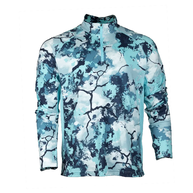 Men's King's Camo® Cooling Long Sleeve Shirt 1/4 Zip