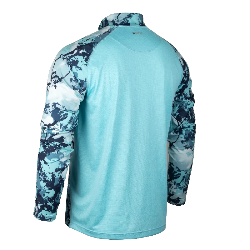 Men's King's Camo® Cooling Long Sleeve Shirt 1/4 Zip