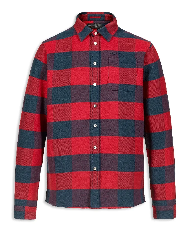 Deep Red Check / Small