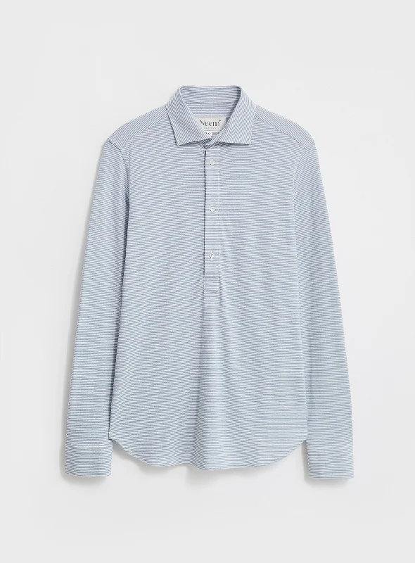 Recycled Italian Sky Horizontal Popover Shirt