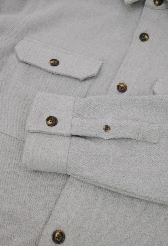 The James 100% Recycled Grey Overshirt