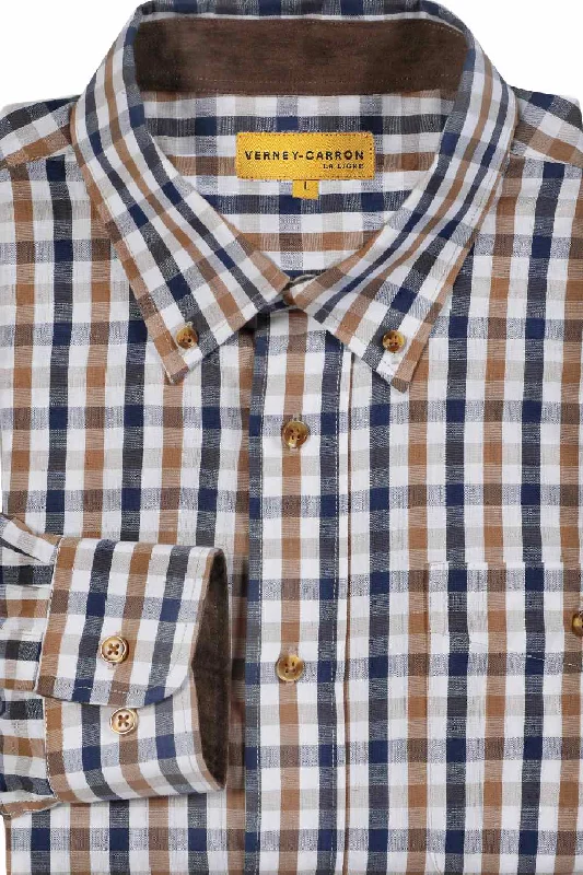 Verney Carron Nancay Cotton Checked Shirt