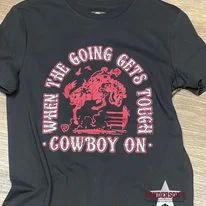 When The Going Gets Tough Tee by Rock & Roll