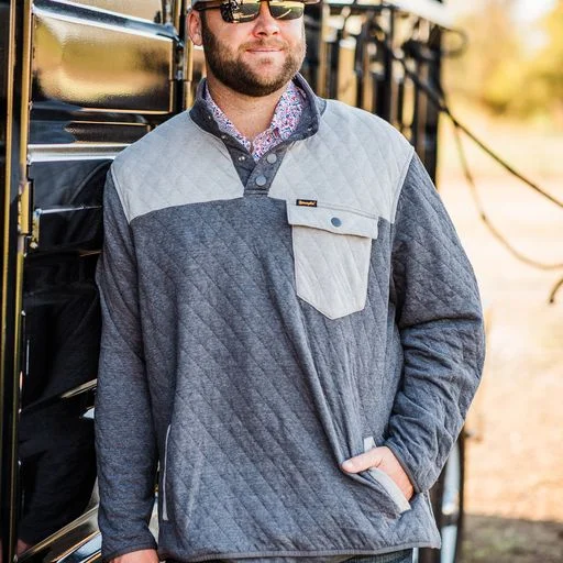 Wrangler® 1/4 Zip Snap Pullover