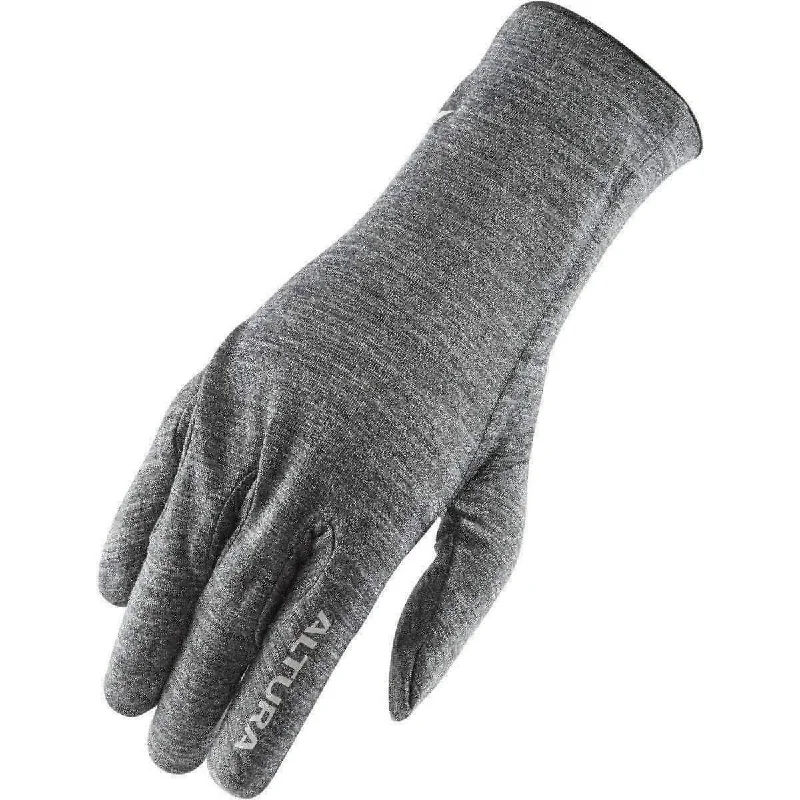 Altura Merino Liner Full Finger Cycling Gloves - Grey