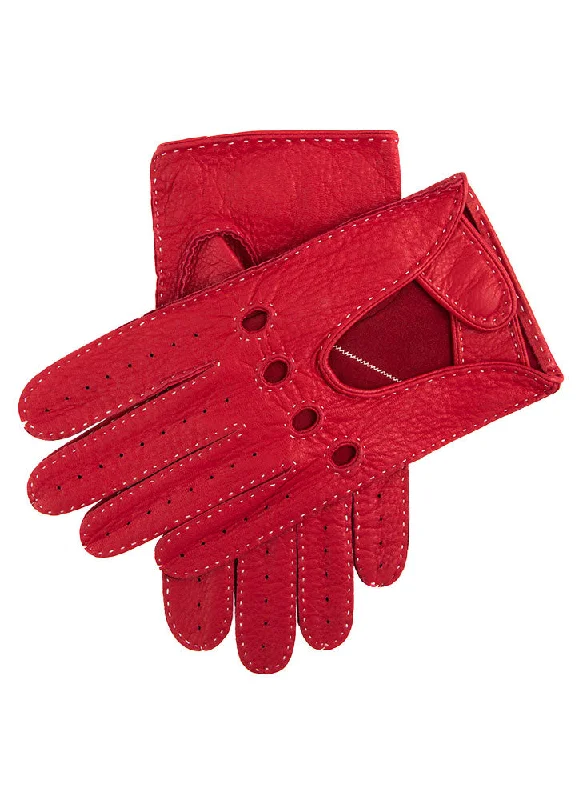 Men's Handsewn Deerskin Leather Driving Gloves