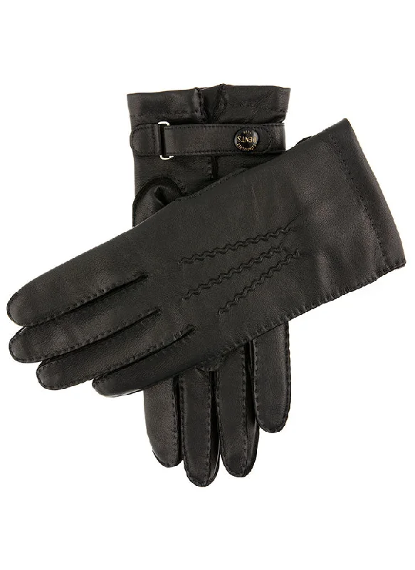 Men's Heritage Handsewn Three-Point Cashmere-Lined Leather Gloves