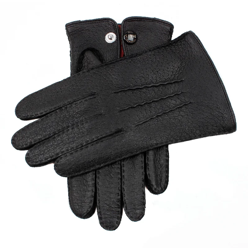 Men's Heritage Handsewn Three-Point Peccary Leather Gloves