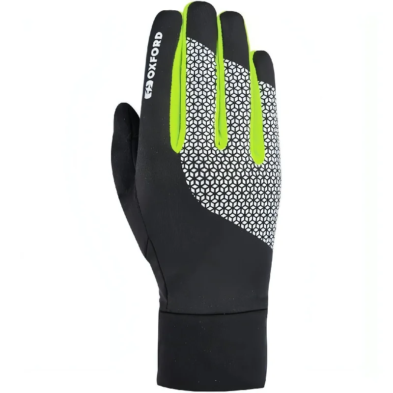 Oxford Bright 1.0 Full Finger Cycling Gloves - Black