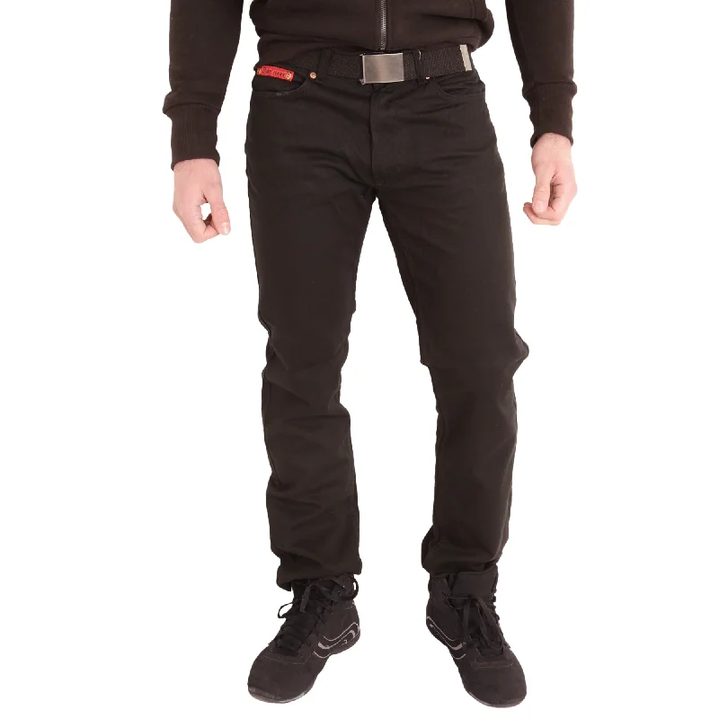 D555 London Mens Mario Bedford Cord Trousers With Belt