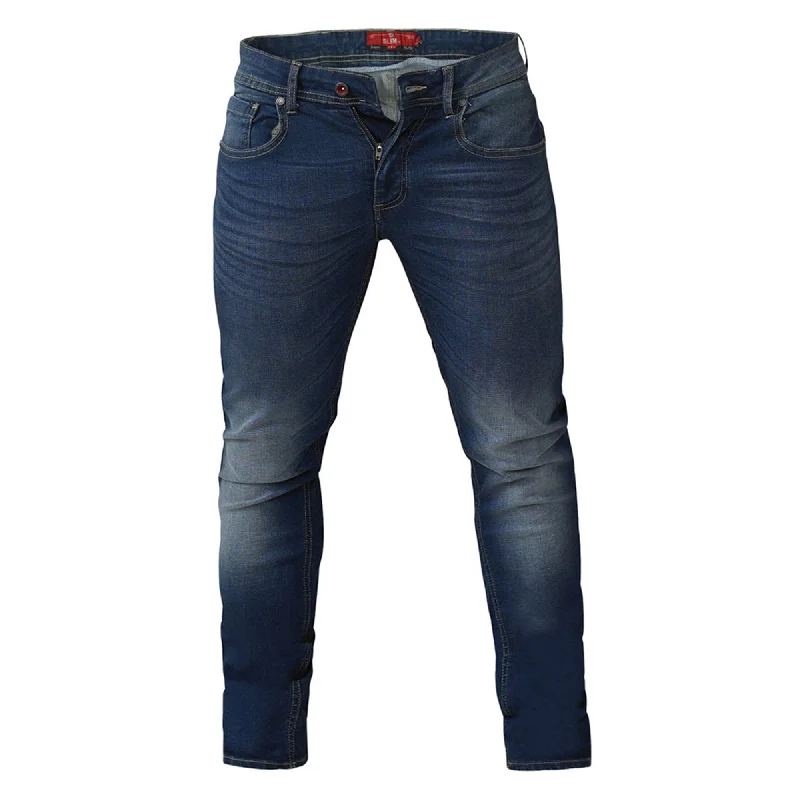 D555 Mens Ambrose Slim Fit Stretch Jeans