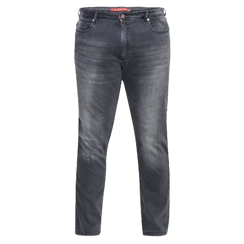 D555 Mens Benson King Size Tapered Fit Stretch Jeans