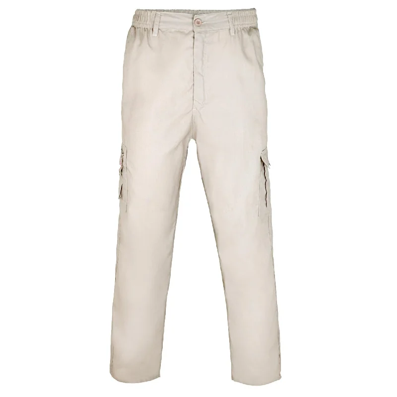 Krisp Mens Multi Pocket Cargo Trousers