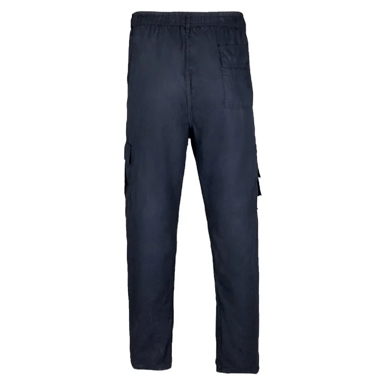 Krisp Mens Multi Pocket Cargo Trousers