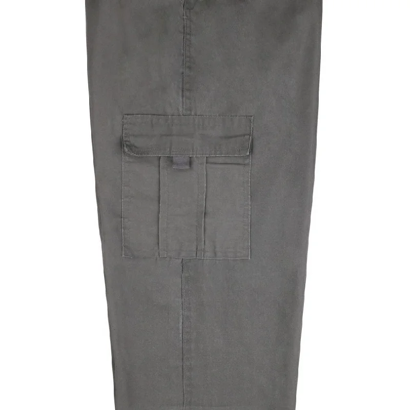 Krisp Mens Multi Pocket Cargo Trousers