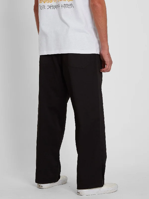 Outer Spaced Solid Pant - BLACK