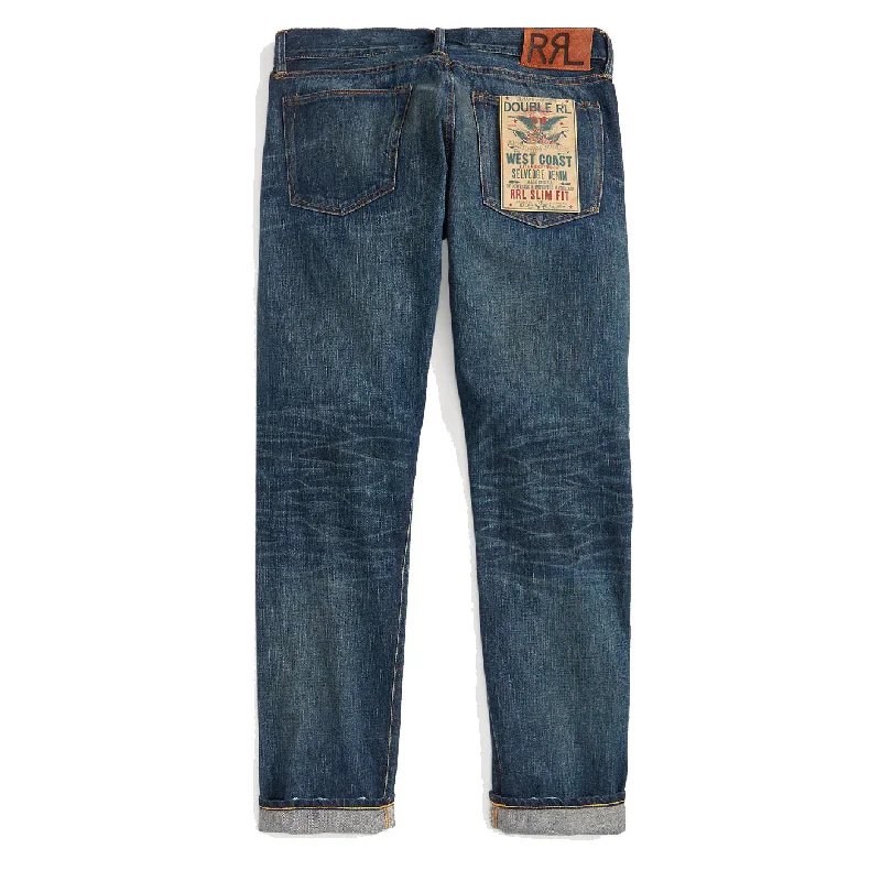 RRL by Ralph Lauren Slim Fit Ridgecrest Selvedge Jean Ridgecrest Wash