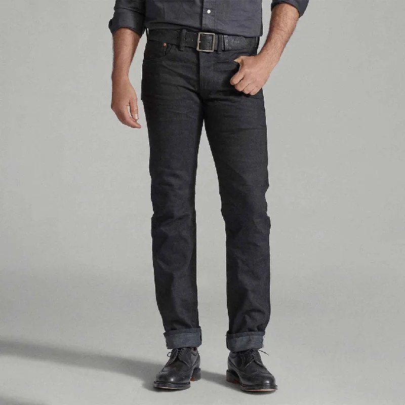 RRL by Ralph Lauren Slim Fit Selvedge Jean Black