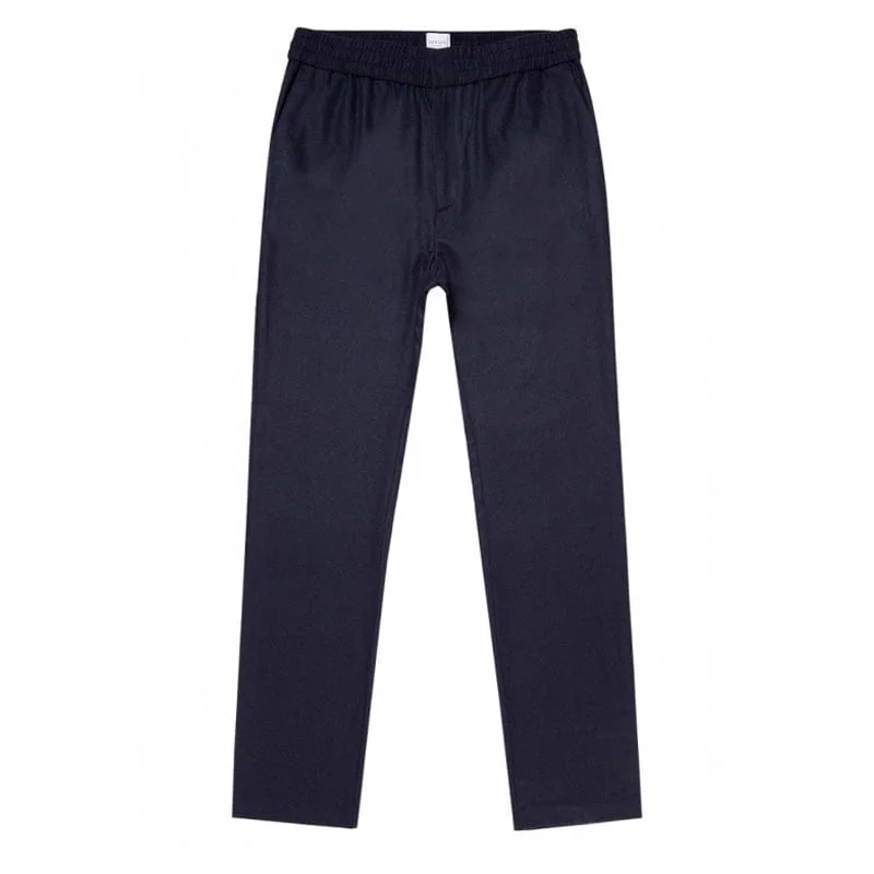 Sunspel Drawstring Trouser Navy 6