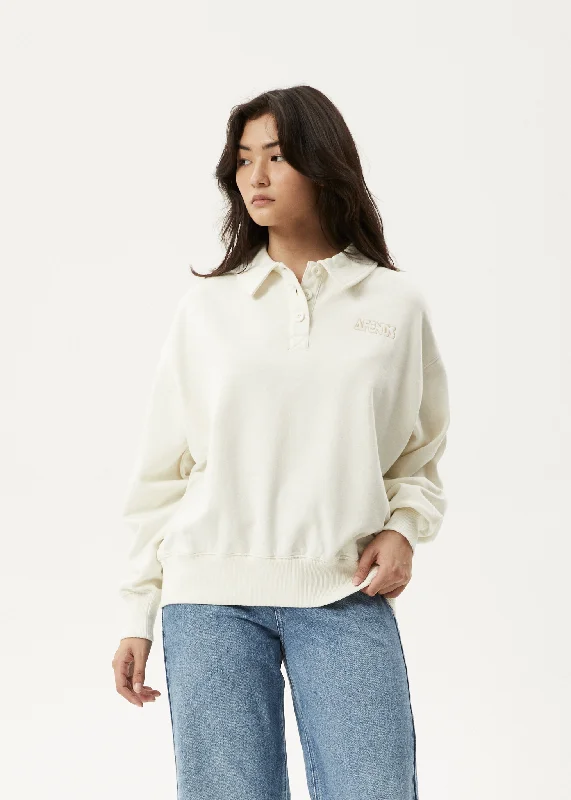 AFENDS Womens Ellie - Sweatshirt - Off White