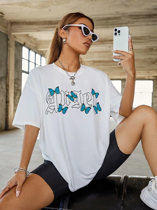 Angel women oversized tshirts