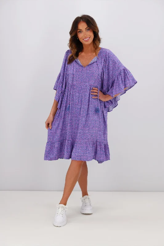 Boho Australia Amir Dress Violet