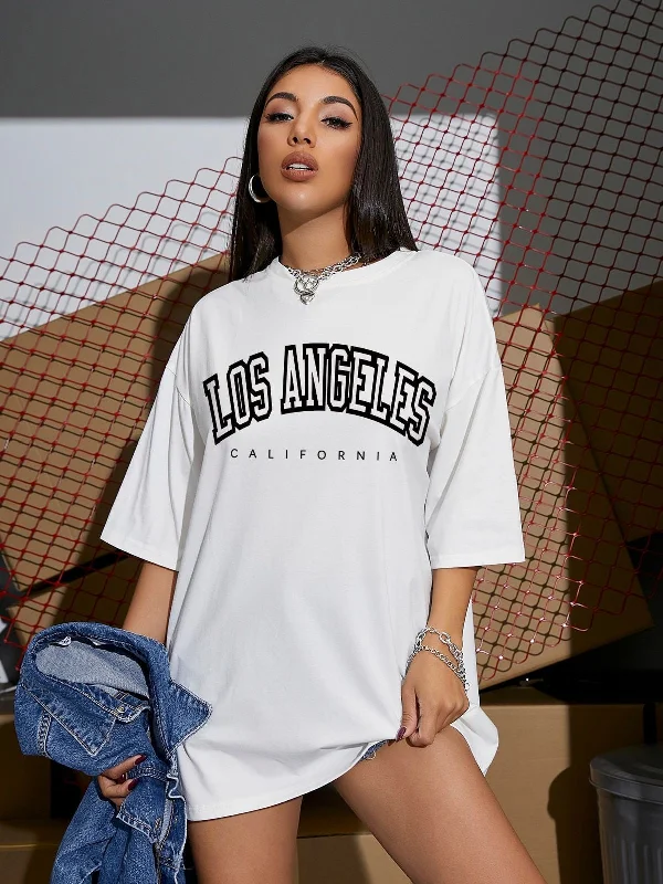 Los Angeles women oversized tshirt