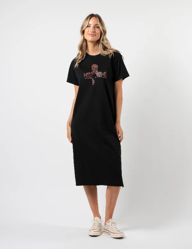 Stella + Gemma Maxie T-Shirt Dress Dusty Rose