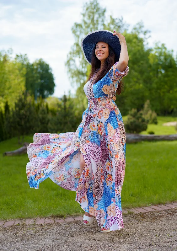 Isabella Mix Garden Dress