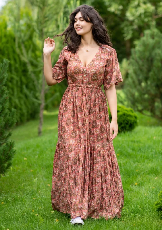 Katty Parsley Brown Dress