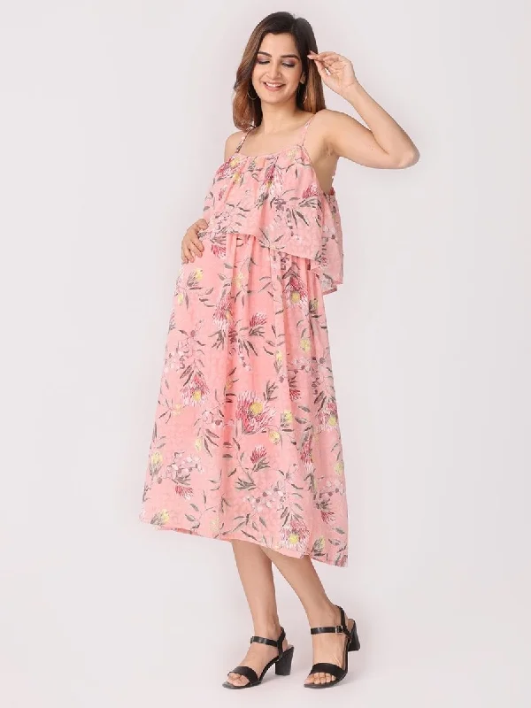 Flower McBlooms Maternity and Nursing Dress