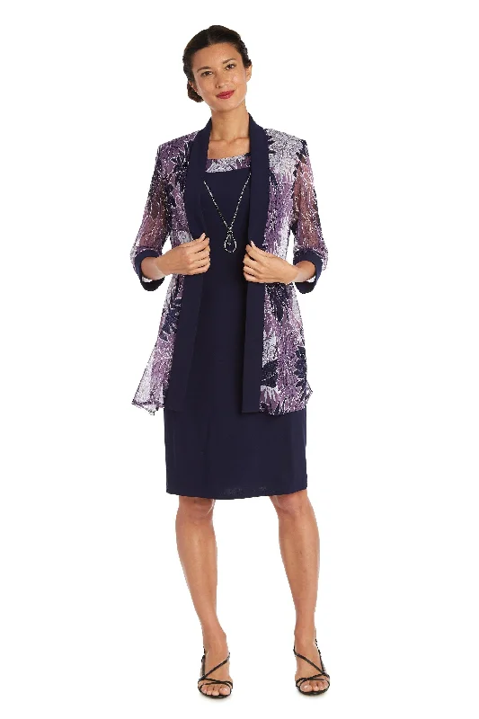 R&M Richards 9003P Short Two Piece Jacket Dress